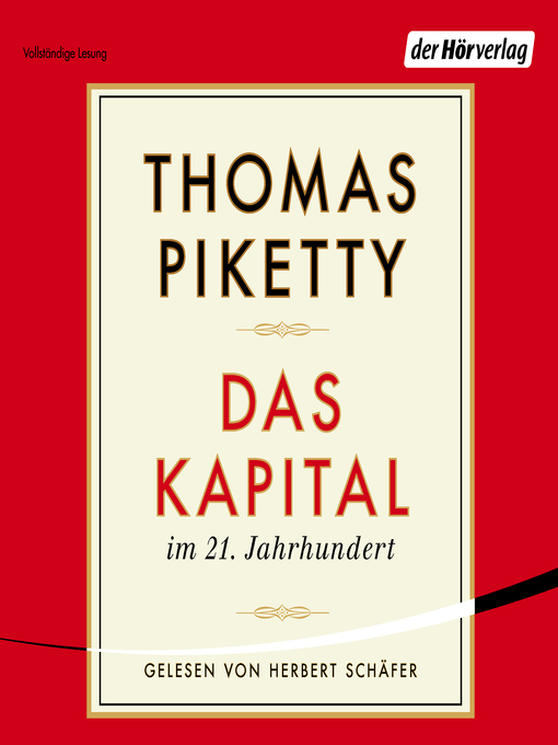 Title details for Das Kapital im 21. Jahrhundert by Thomas Piketty - Wait list